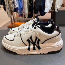 Korea M L B special cabinet NY thick underfloor shoes 22 new Yankees men and women small white shoes casual sports old daddy shoes