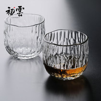 Chuyun-Brahma Cup Japanese Hammer Edo Nate Wine Cup Teacup Heat-resistant Glass Beer Cup Whiskey ins Wind