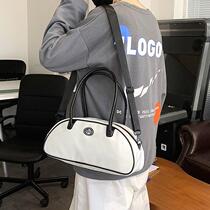 Boys Satchel High shoulder bag ins Tide Leisure Hip Hop Street Trends Joker Shoulder Bag Pu Leather Messenger Bag