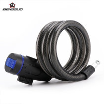 Bike Chain Lock J Steel Wire Lock Mountain Bike Theft Protection Steel Cable Lock Electric Car Lock Bike Pickproof Lock Universal