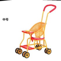 Grandma Bridge Bamboo Rattan Baby Stroller Baby Trolley Children Summer Simple Imitation Weaving Rattan Chair