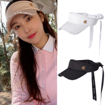 South Korea imported sunscreen hat outdoor sports ribbon hat golf hat without hat tide tennis running hat