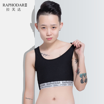 Lavada handsome t chest les short cotton anti-sagging without bandage spring and summer Women to strengthen sports plastic underwear