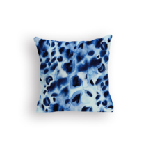 Takki Grey Garden Blue Fainting Short Plush Bifacial Holding Pillow