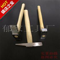 New Geological Hammer Exploration Hammer Sheet Metal Hammer Professional Sharp Hammer Outdoor 3 Pointed Duckbill Hammer Tool Flat Head Multi