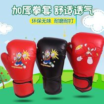 Childrens boxing gloves 3-13 childrens boxing training Muay Thai boys Sanda teenage childrens boxing gloves girls