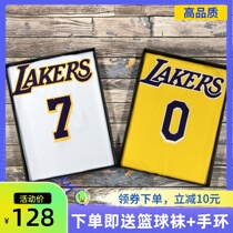 Lake Peoples Team 7 Anthony retro City version jersey jersey pants suit 0 wee less male and female to customize the basketball suit