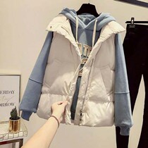 Down cotton waistcoat women autumn and winter 2021 New thick Korean student cotton coat womens cotton jacket vest