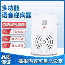 Ding Dong Welcome to the door shop sensor doorbell commercial custom voice broadcast prompt infrared welcome
