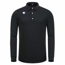 Autumn and winter new golf clothing mens large size stretch long sleeve T-shirt quick-drying breathable sports polo shirt Jersey