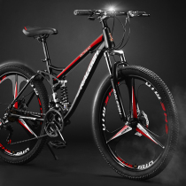 Jiante adapted mountain bike bicycle double disc brake shock absorption variable speed soft tail speed drop off road racing female student single