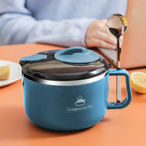 304 stainless steel lunch box Office workers male and female students special large capacity round lunch box lunch box set canteen play