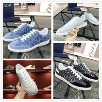 Counter Dior Dior 21 new men's shoes full printed letter logo board shoes casual sneakers lace-up shoes