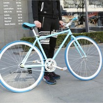 Road bicycle racing mens American trend large student car junior retro solid tire personality men and women