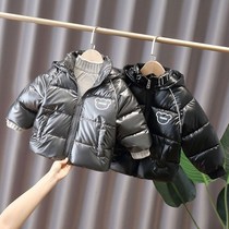 Boys winter cotton-padded jacket 2021 new children's foreign style deep winter down cotton-padded jacket children's coat cotton-padded jacket baby tide