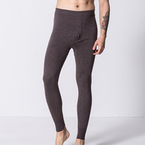 Juicai New Men And Women Add Fat Thickening Kneecap Pants Wool Warm Pants Mid Waist Pure Color Cashmere Cotton Wool Trousers