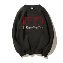 Spoof Sydney University sweater you sleep you die USYD souvenir round collar I love learning