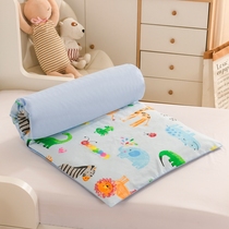 Kindergarten mattress A crystal velvet B pure cotton baby nap mattress crib plus velvet bedding removable soft mattress