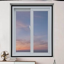 Magnetic suction screen door curtain non-perforated summer self-mounted telescopic folding breathable window special screen mesh