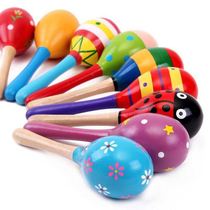Sand hammer instrument rattle cart pendant early education baby new baby music percussion toy ball rustling kindergarten