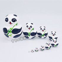 Treva 10 floors China Wind Toy Girls Boys Children Puzzle Toy Swing presents Wooden Cute Cartoon
