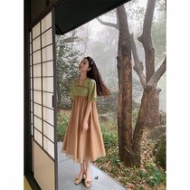 Improved Hanfu dress womens spring and summer new design feel the gentle wind temperament niche retro skirt tide