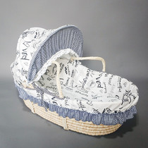 Baby car bed child cradle baby travel basket light can lie flat baby basket flat portable