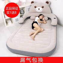  Send air pump air mattress Tatami lazy sofa bed folding single double household thickened air cushion bed