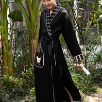 Wild Beasts Pajamas Lovers of the same style Superior Sense Female Pyjamas Small Milk Dogs Fox Emulation Silk Satin Spring Autumn Home Clothes
