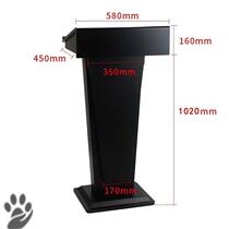 Restaurant welcome desk front desk check-in reception desk host desk speech desk simple podium