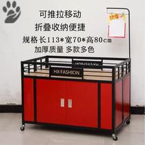 Promotional table display stand supermarket promotion table display stand folding special car dump truck truck clothing store car flower