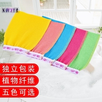 Old soup single-layer bath towel rubbed mud thin double-sided bath towel bath gloves strong mud-back artifact
