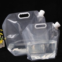 Water storage bag outdoor folding camping plastic soft water storage bag 5L10L water storage gasoline diesel