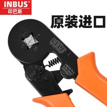 INBUS Taiwan imported crimping pliers European terminal professional electrical electrical pin type cold crimping pliers tube