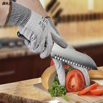 Anti-Cutting Gloves Wholesale Retail Factory Spot PU Dip Gum Anti-Stab Garden Gloves Five Level Anti-Cut Lauded Gloves