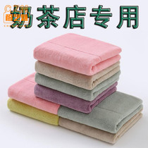 Milk tea shop rag absorbent without hair double layer thickening glass clean cloth dish towel wash bowl cloth cleaning towel