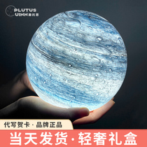 Starry Sky decoration night light girl bedroom plug-in bedside lamp soft luminous light creative moon planet gift