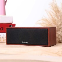 Wooden desktop computer Single box One-piece notebook USB subwoofer diaphragm small speaker Mini audio