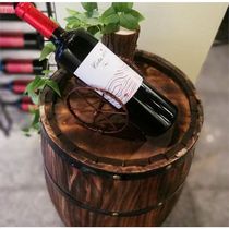 Water mouth wedding wedding solid wood winery small altar Oval wine rack solid wood collection Wine Barrel Oak