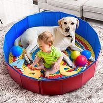 Dog swimming pool Dog bathing basin Foldable portable basin Dog bathing basin Large dogs cats and dogs Large dogs play in the water