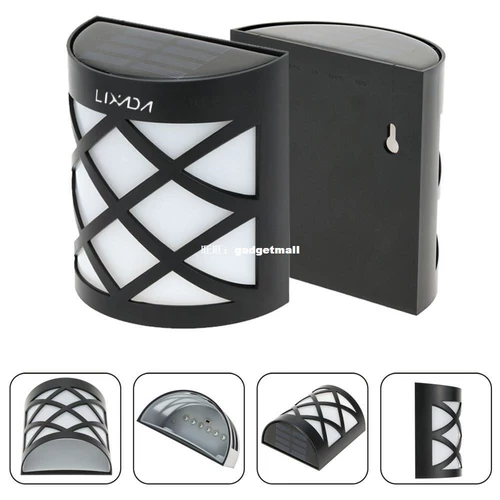IP55 Солнечная силовая лампа Lixada 6leds 0,36 Вт 12 лм w