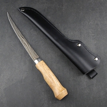 Mongolian meat knife eating meat mutton hand meat boning fish fish knife German steel sheet special knife camping