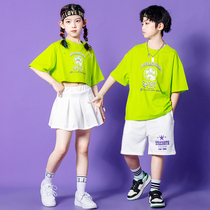 Kids Hip Hop Jazz Costume Boys Hip Hop Jazz Costume Kindergarten Student Performance Costume Cheerleading Team Games Set