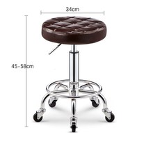 Lengwei lifting round stool beauty salon rotating armour chair beauty stool big work pulley special barbershop stool beauty