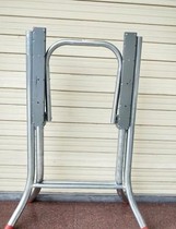 Simple steel frame x-shaped square table small table leg bracket Folding square old-fashioned table foot fashion folding table frame