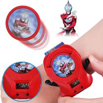 Chinese kindergarten toys hot sale Children card transmitter can see time with card electronic watch UFO