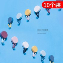 Strong incognito hook affixed to the kitchen multi-function door back wall sticky hook Self-adhesive non-perforated dormitory key hook