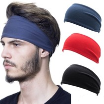 Sports hair hair tie male sweat-absorbing running short hair fitness headband sweat-proof belt Japanese quick-drying basketball headscarf
