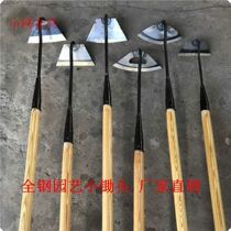  Quenching Quenching wooden handle weeding Small hand-held hoe Hoe planting flowers Planting vegetable garden Forest garden art Household outdoor weeding
