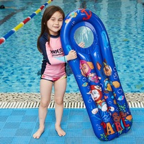 Childrens swimming floating board Beach water surfboard Inflatable lying board with pool paddling board Children learn to swim equipment
